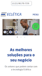 Mobile Screenshot of ecletica.com.br